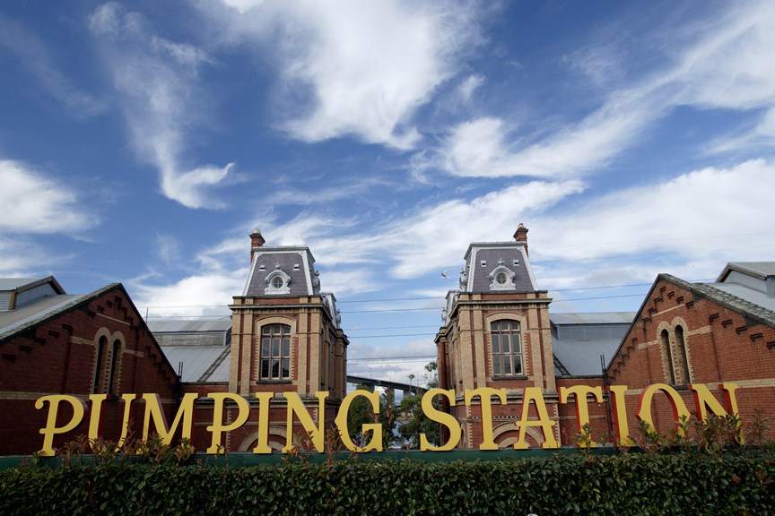 Exterior of Pumping Station, circa 2005