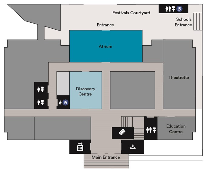 Immigration Museum Ground Level Map