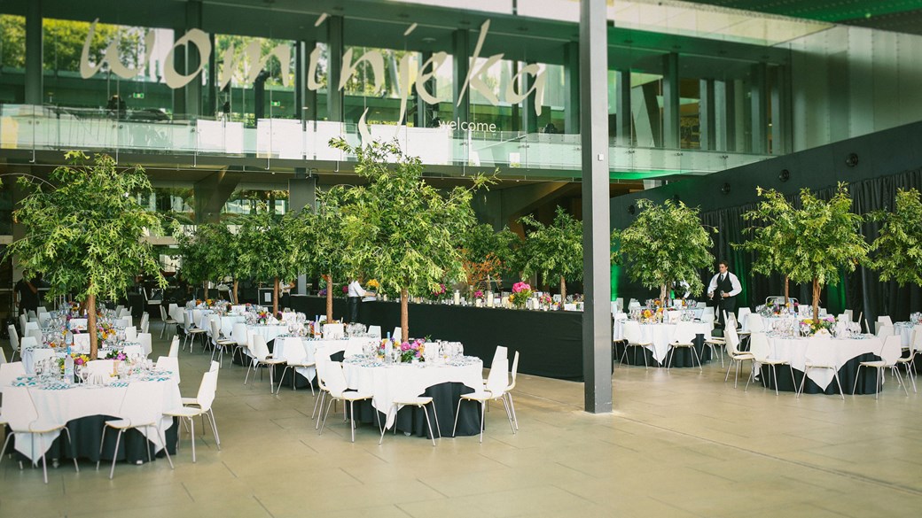 Melbourne Museum foyer dinner